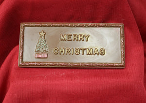 Large Merry Christmas Bar