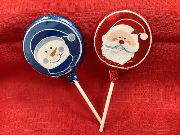 Foil Wrapped Holiday Lollipop