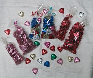 Foil Wrapped Hearts - Milk Chocolate